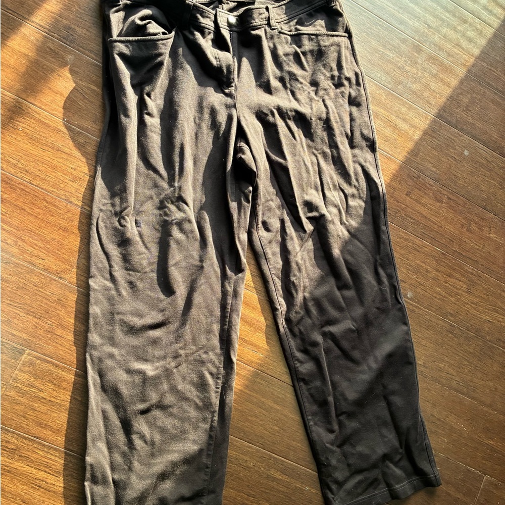 Eileen Fisher Dark Brown Chinos